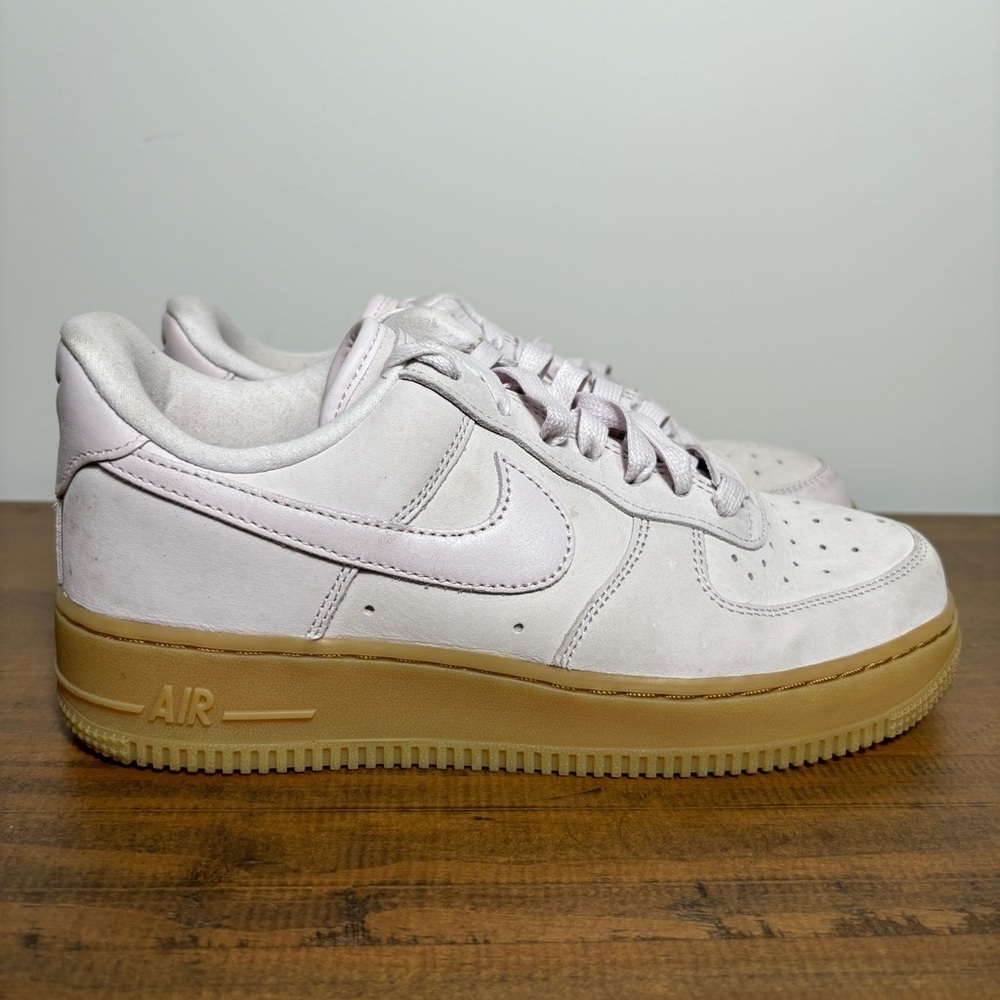 Nike Air Force 1 PRM Women size 7.5 Pearl Pink Sneakers Shoes DR9503-601 - Picture 1 of 6